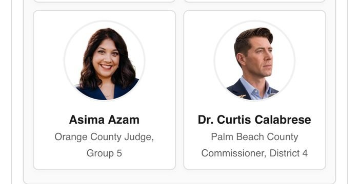 Mobile view of the Emgage endorsement card for Dr. Curtis Calabrese